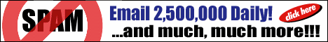 e-mail 2500 daily spam free